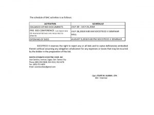 INVITATION TO APPLY FOR REBID