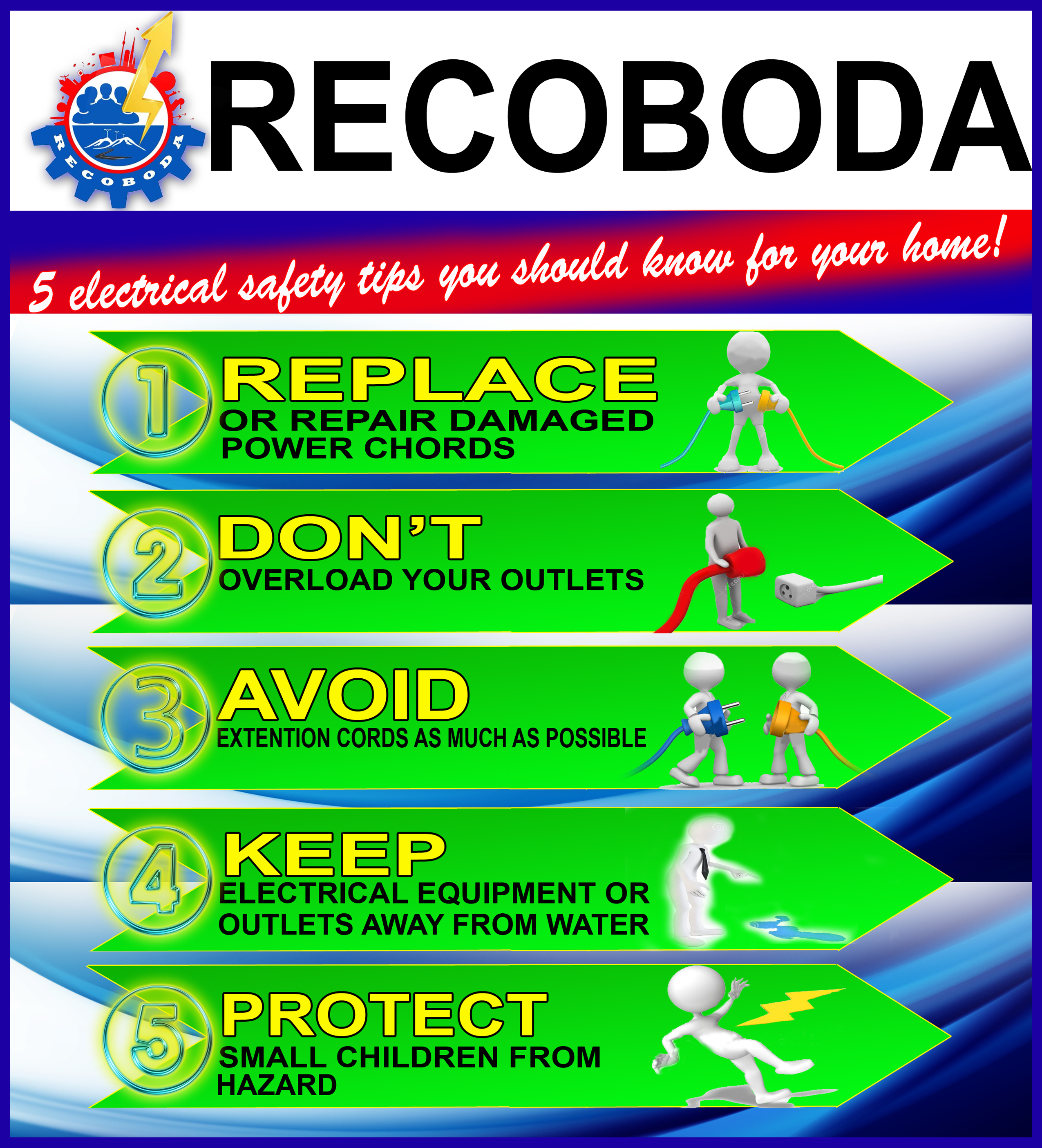 Safety Tips from RECOBODA - Socoteco 2